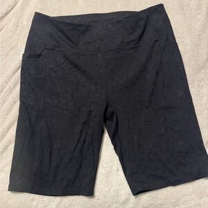 Skechers Black Leopard Bike Short